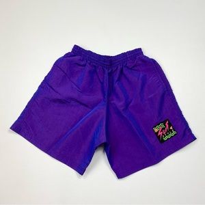 VTG 90’s Surf Style Iridescent Athletic Shorts Size Small